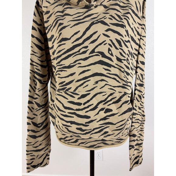 B47 Nili Lotan Hoodie Rayne Zebra Print Womens Medium Chic Street Model Off Duty - Picture 5 of 8